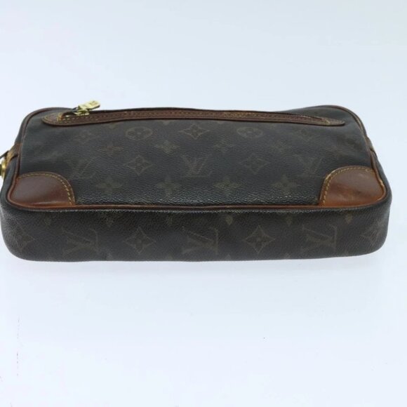 LOUIS VUITTON Monogram Marly Dragonne GM Clutch Bag M51825 LV Auth 95886 - Picture 12 of 16